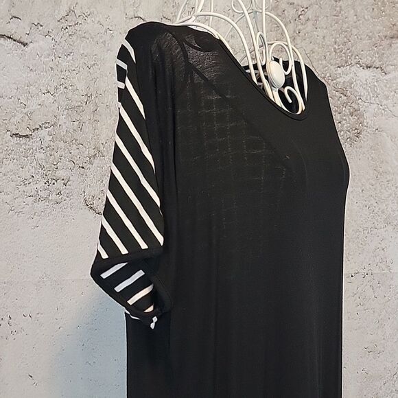 Cinyi Tao casual maxi dress in black Women's Size S - Picture 5 of 10